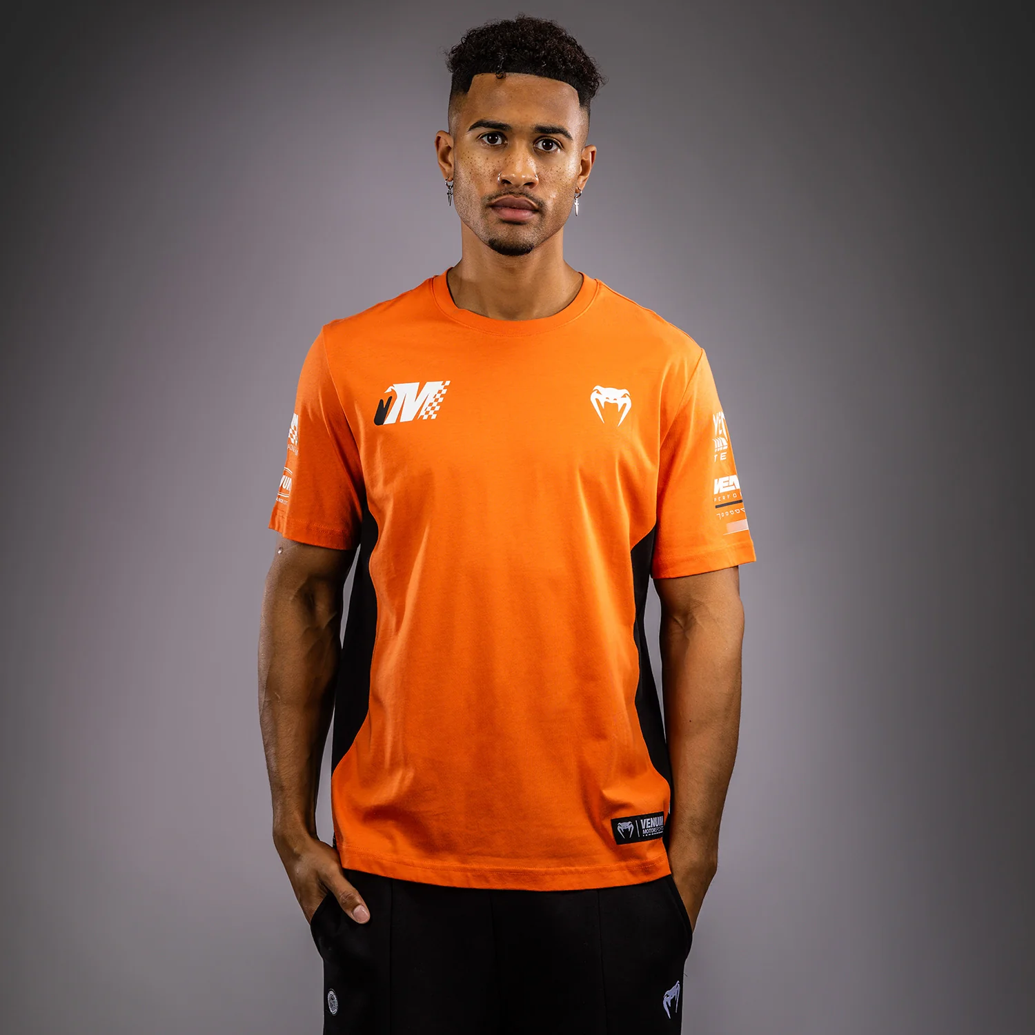 Venum Motorsport T-Shirt - Tangerine - Image 2