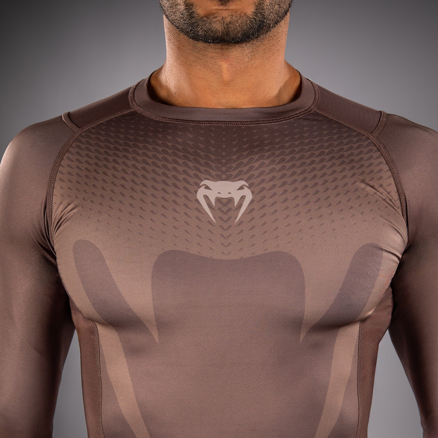 Venum No Gi Rashguards - Schokoladenbraun - Image 4
