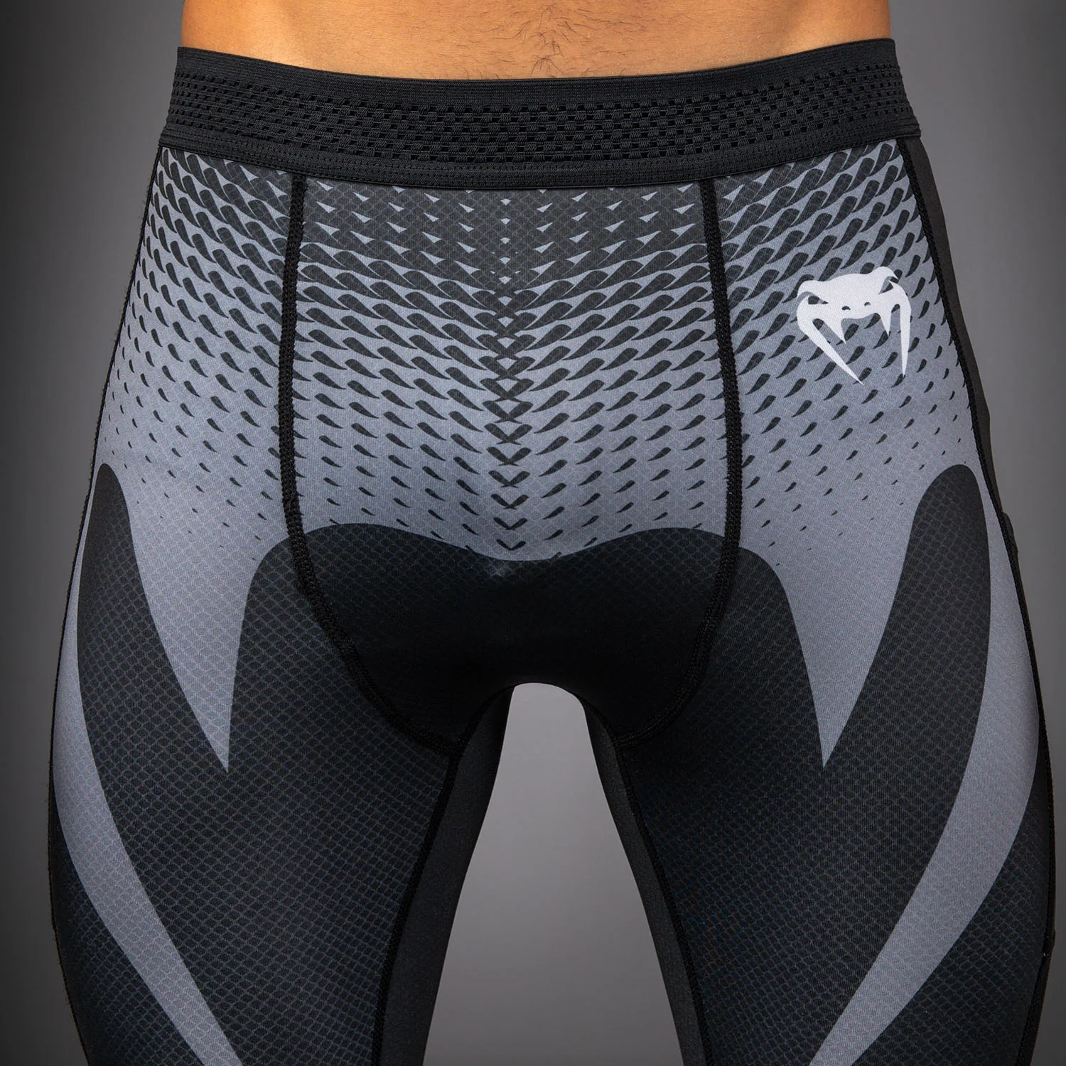 Venum No Gi Spats - Schwarz/Silbergrau - Image 4