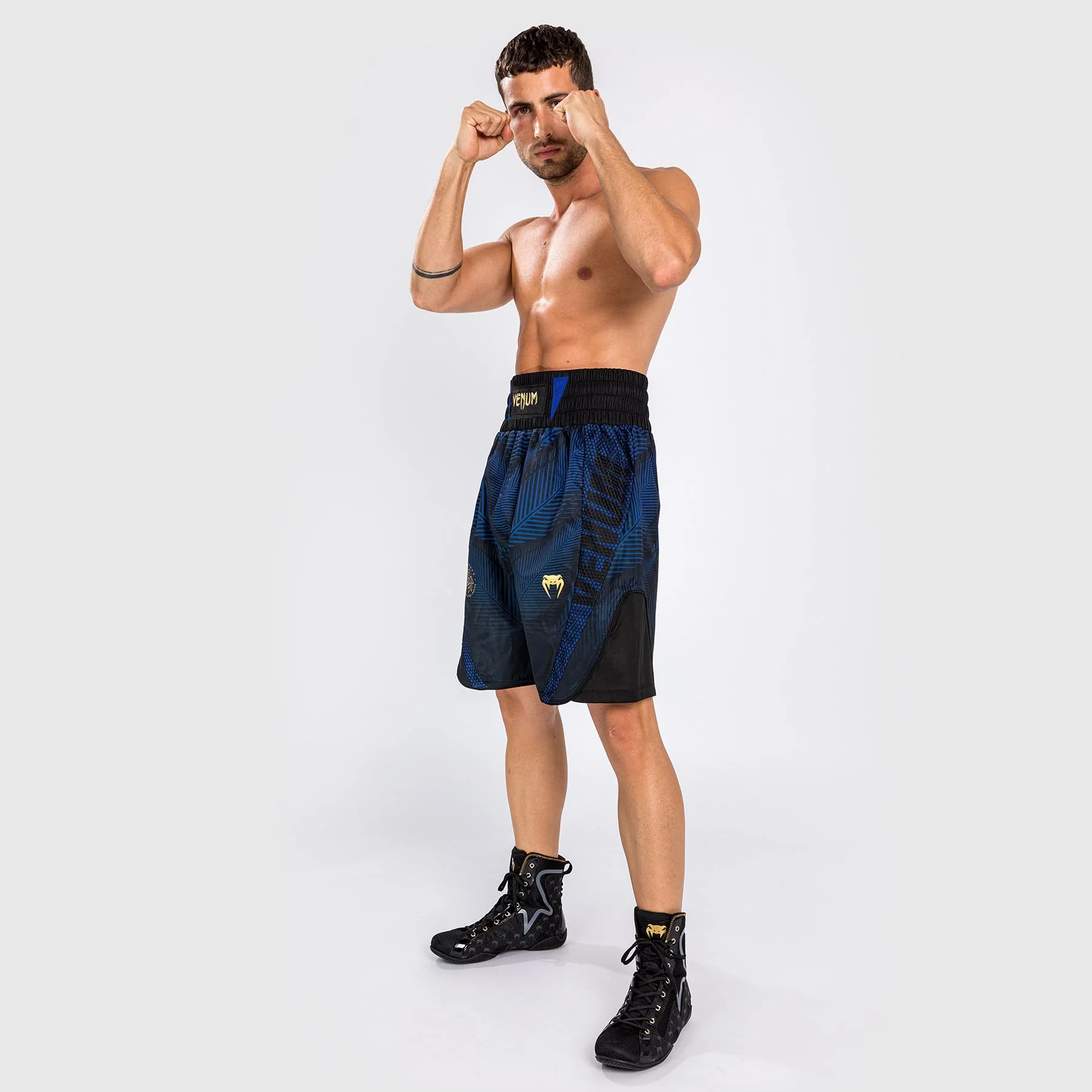 Venum Phantom Loma Boxershorts - Schwarz/Blau - Image 5
