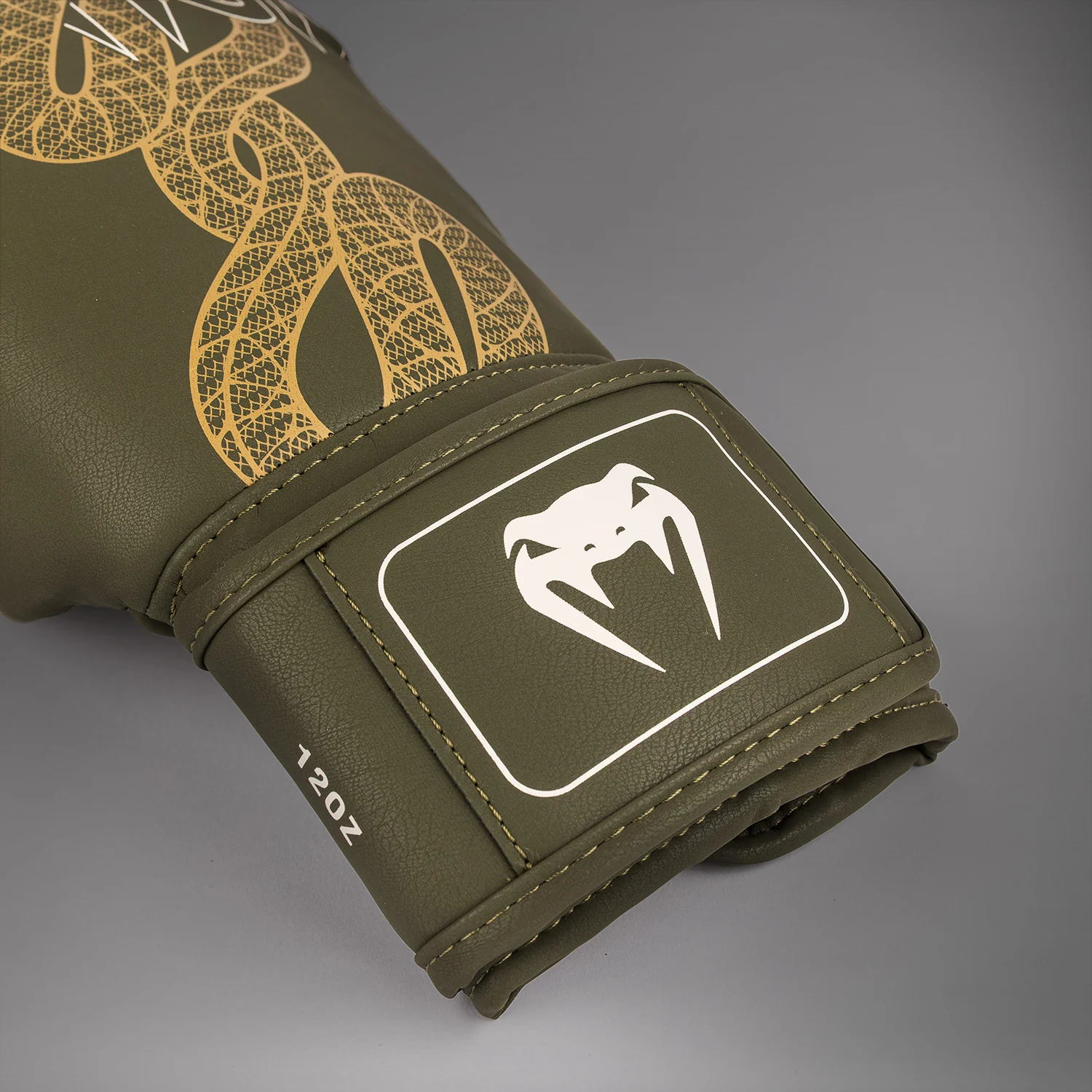 Venum Serpenti Boxhandschuhe – Khaki/Bronze/Ivory - Image 4