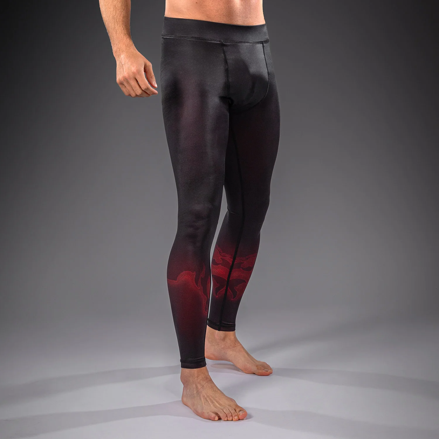Venum Spectre Spats – Schwarz/Rot - Image 2