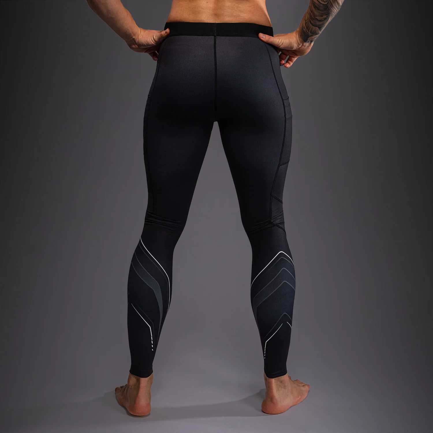 Venum Streamline Spats – Schwarz/Weiß - Image 5