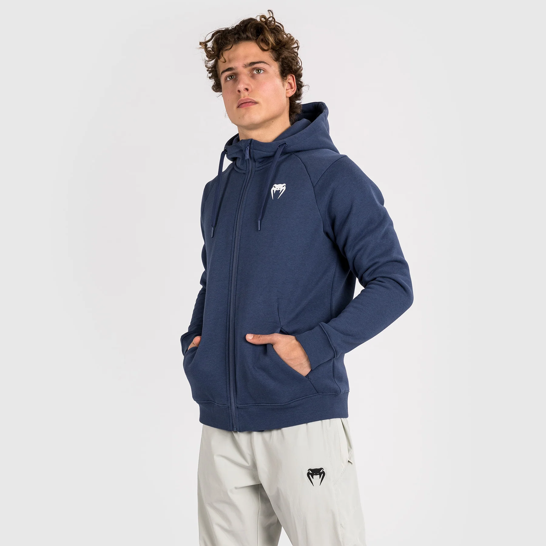 Venum Strikeland Kapuzenpullover mit Reißverschluss - Marineblau - Image 2