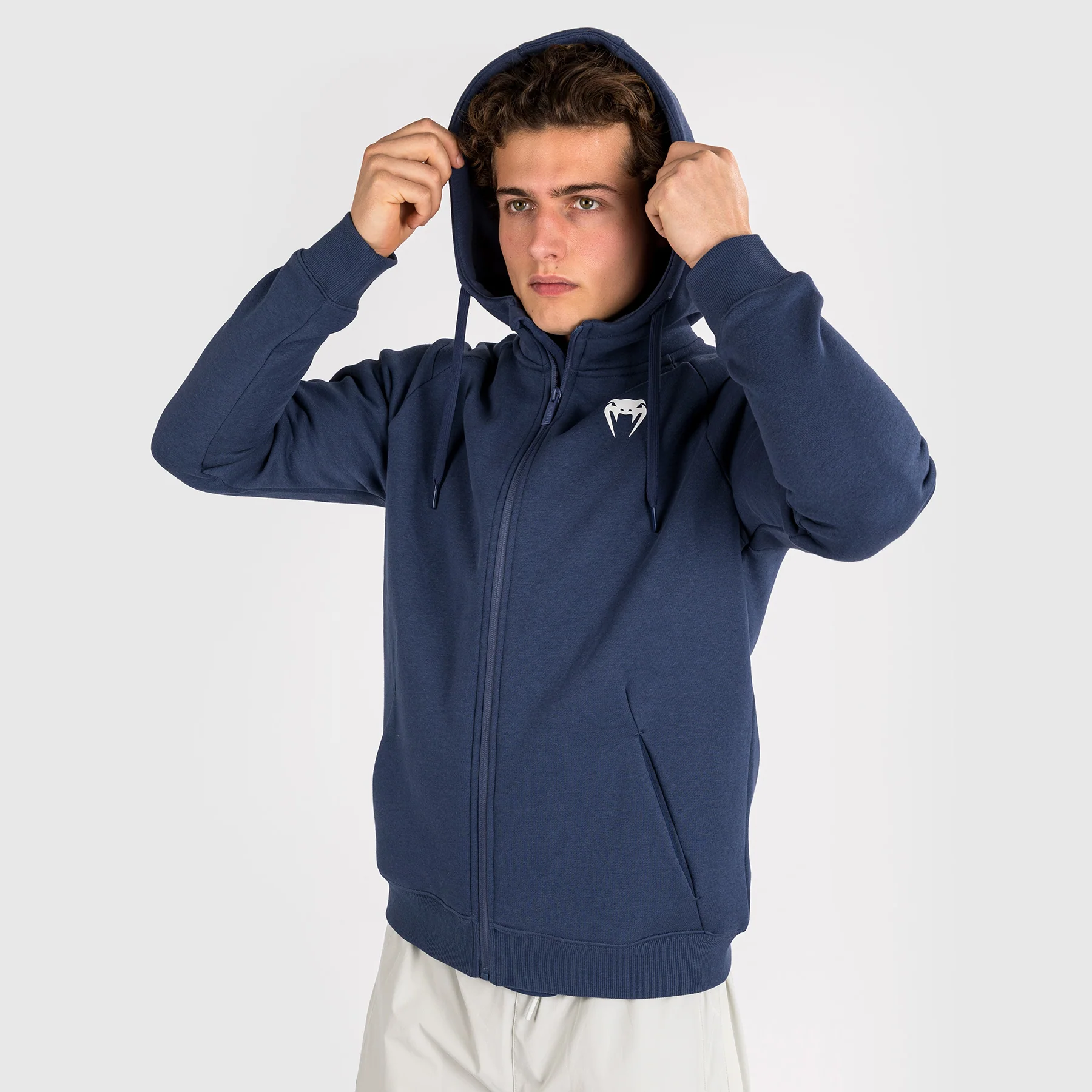 Venum Strikeland Kapuzenpullover mit Reißverschluss - Marineblau - Image 4