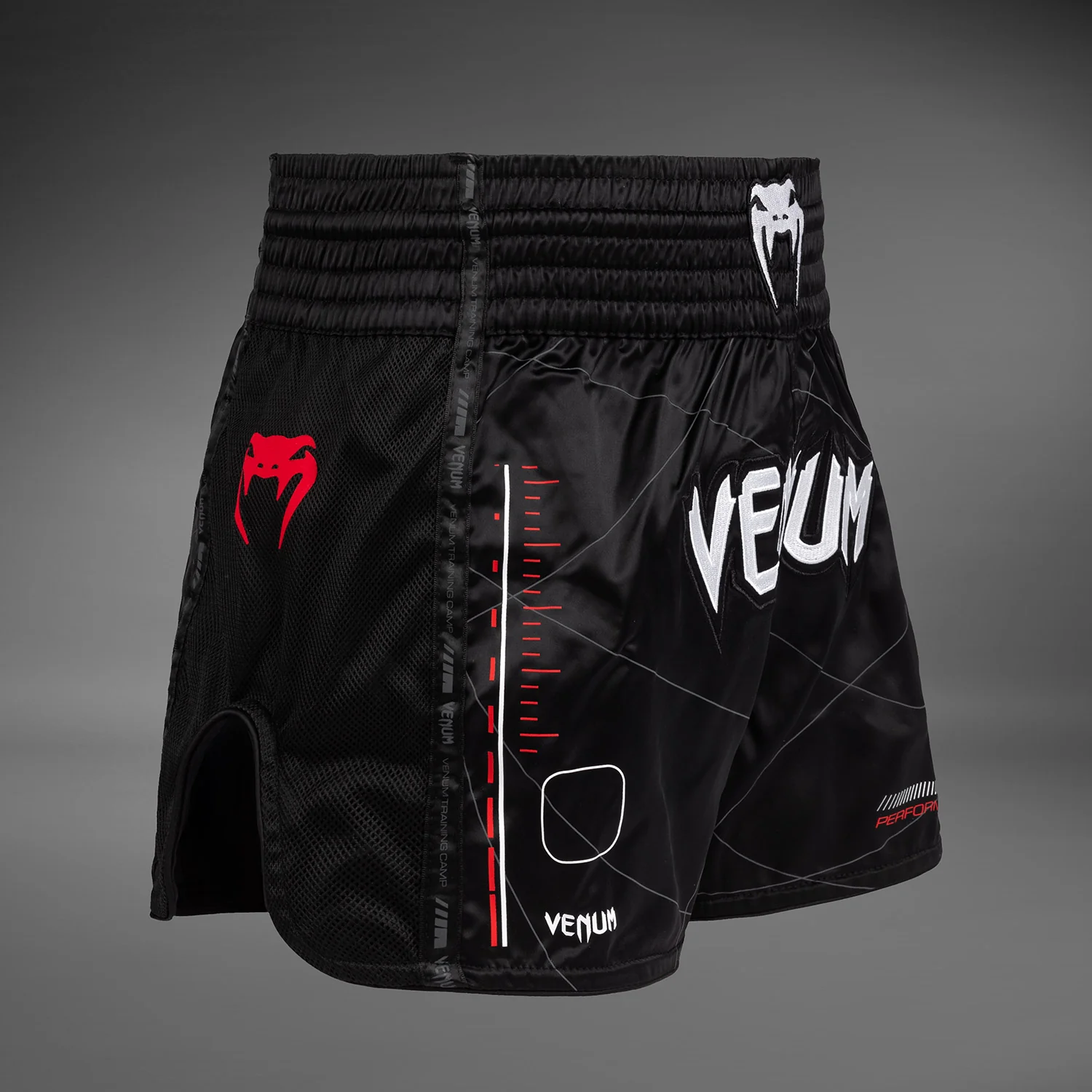Venum Tactical XT Muay Thai Shorts - Schwarz/Feuerrot - Image 4