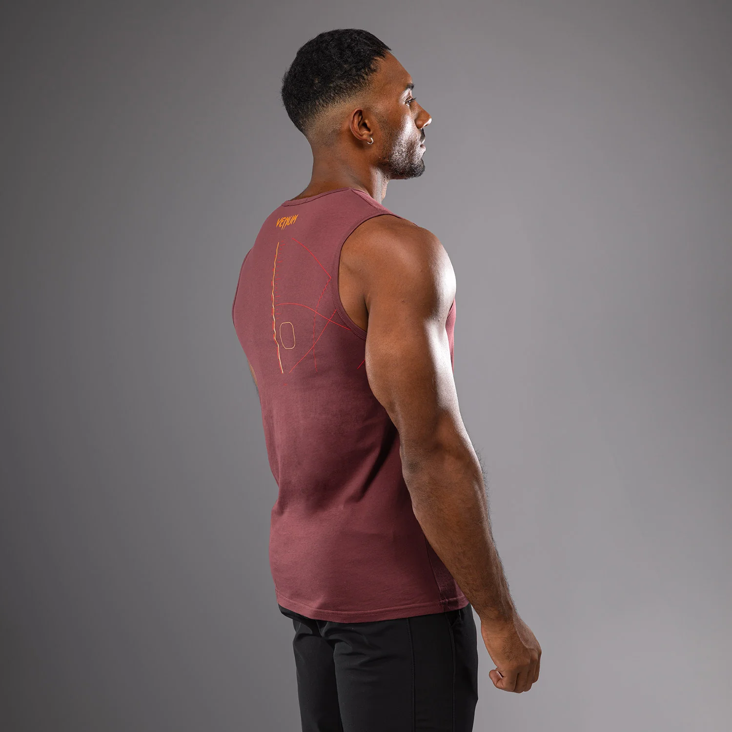 Venum Tactical XT Tank Top - Schwarz/Burgund/Gold - Image 3