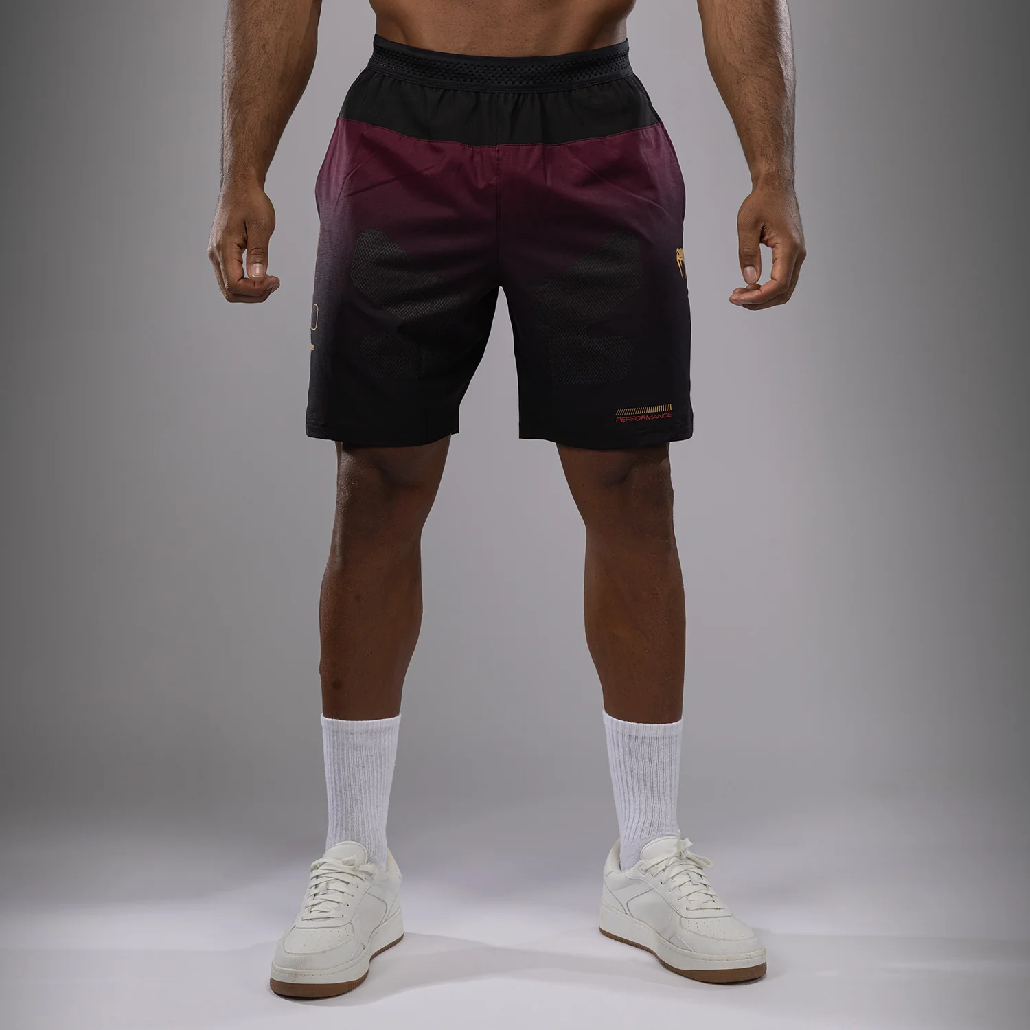 Venum Tactical XT Trainingsshorts - Schwarz/Burgund/Gold - Image 4