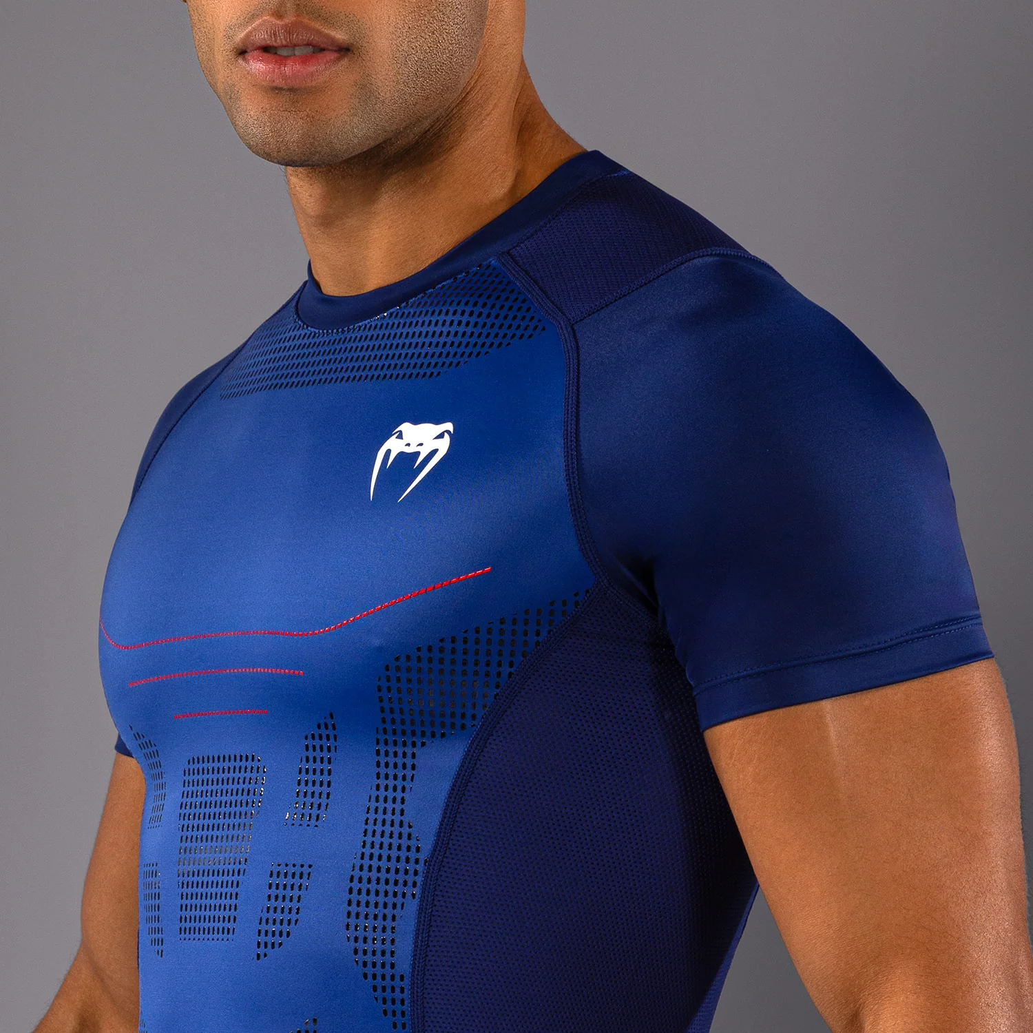 Venum Technical 3.0 Kurzarm Rashguard - Nachtblau - Image 7