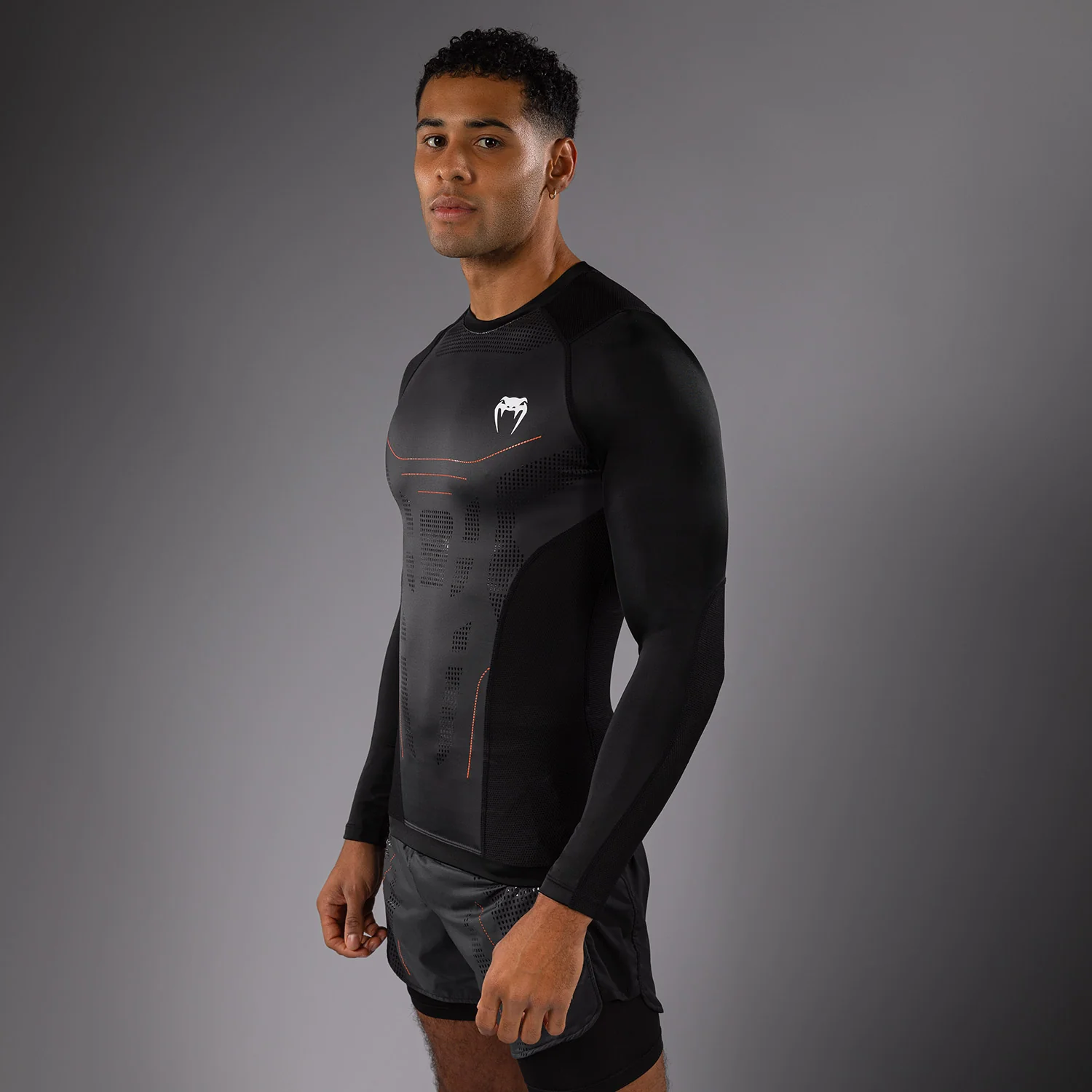 Venum Technical 3.0 Langarm Rashguard - Graphit - Image 2