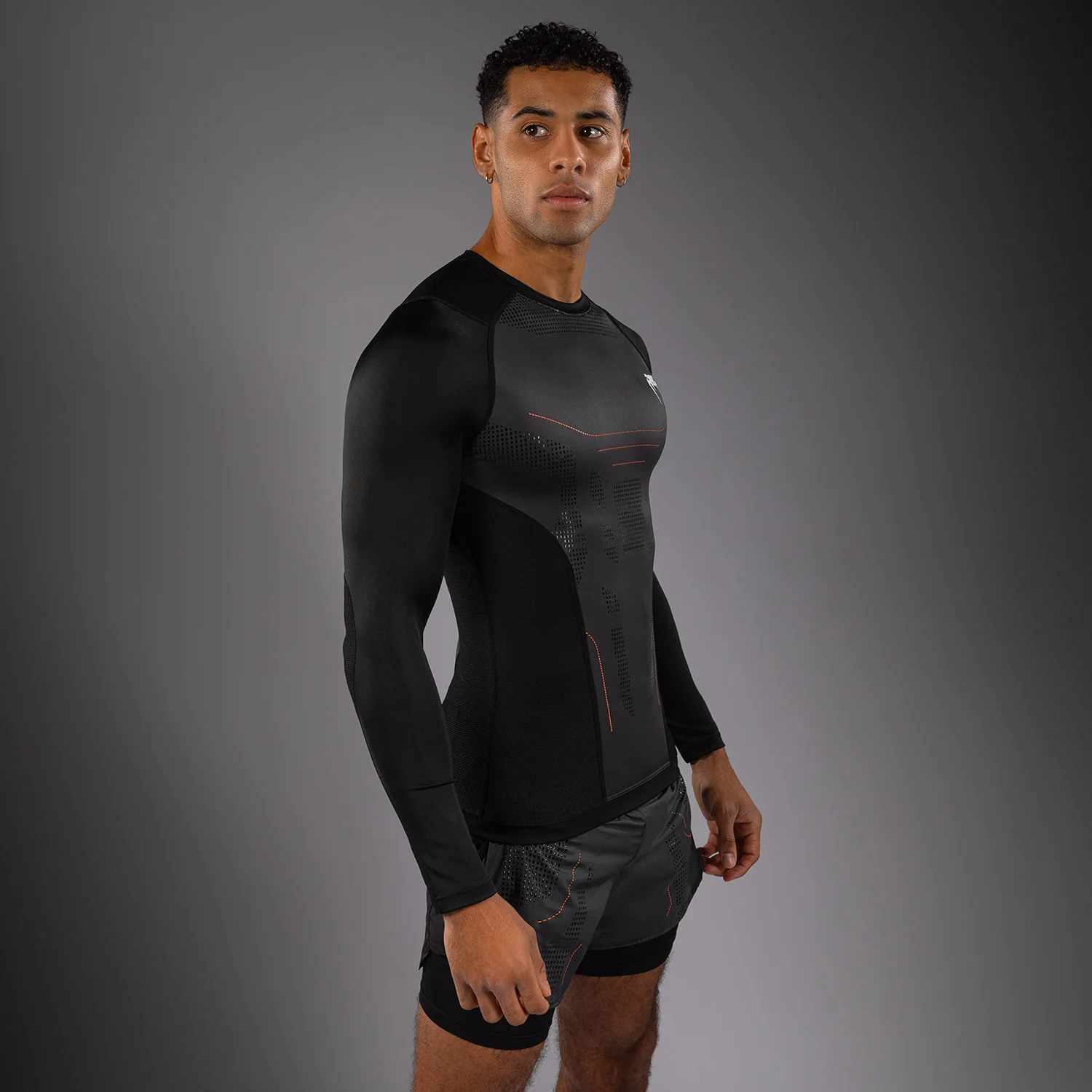 Venum Technical 3.0 Langarm Rashguard - Graphit - Image 5