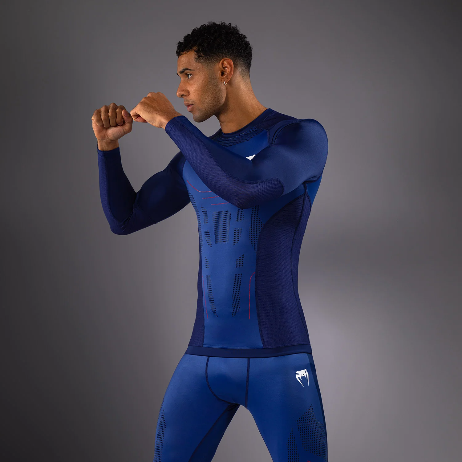 Venum Technical 3.0 Langarm Rashguard - Nachtblau - Image 2
