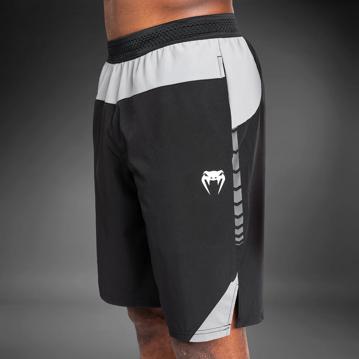 Venum Tempest Herren Trainingsshorts - Schwarz/Grau - Image 3