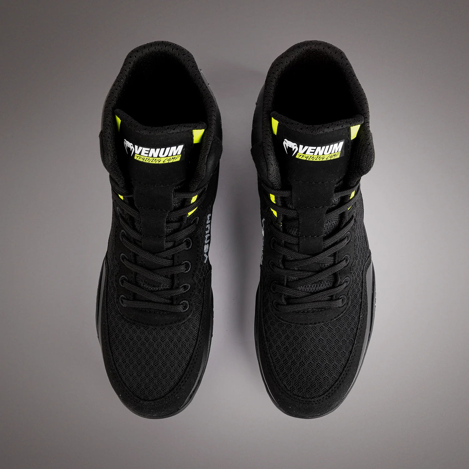 Venum Training Camp 4.0 Elite Wrestling Schuhe - Schwarz/Neon Grün - Image 6