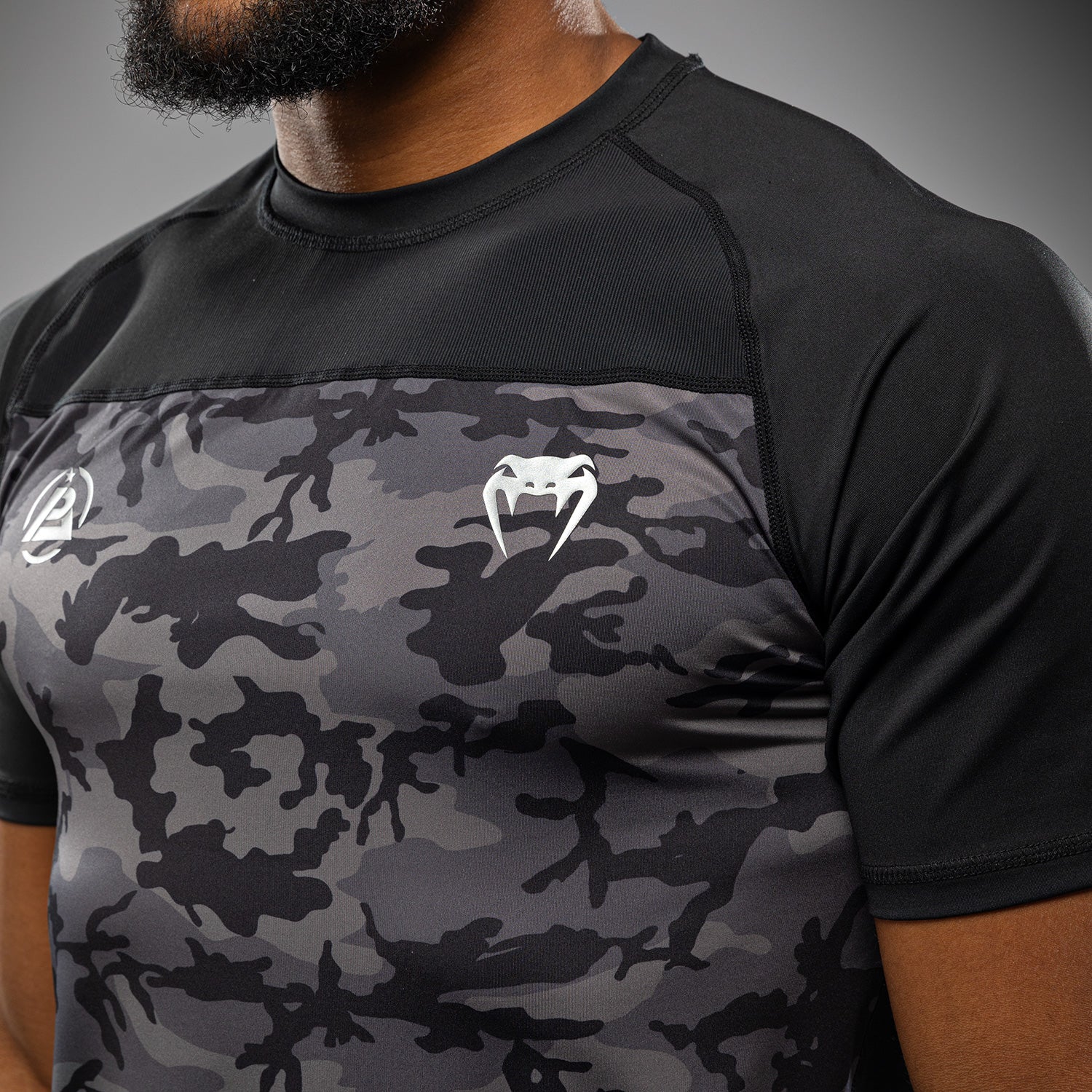 Venum x Polaris Dry-Tech T-shirt - Schwarz/Grau - Image 7