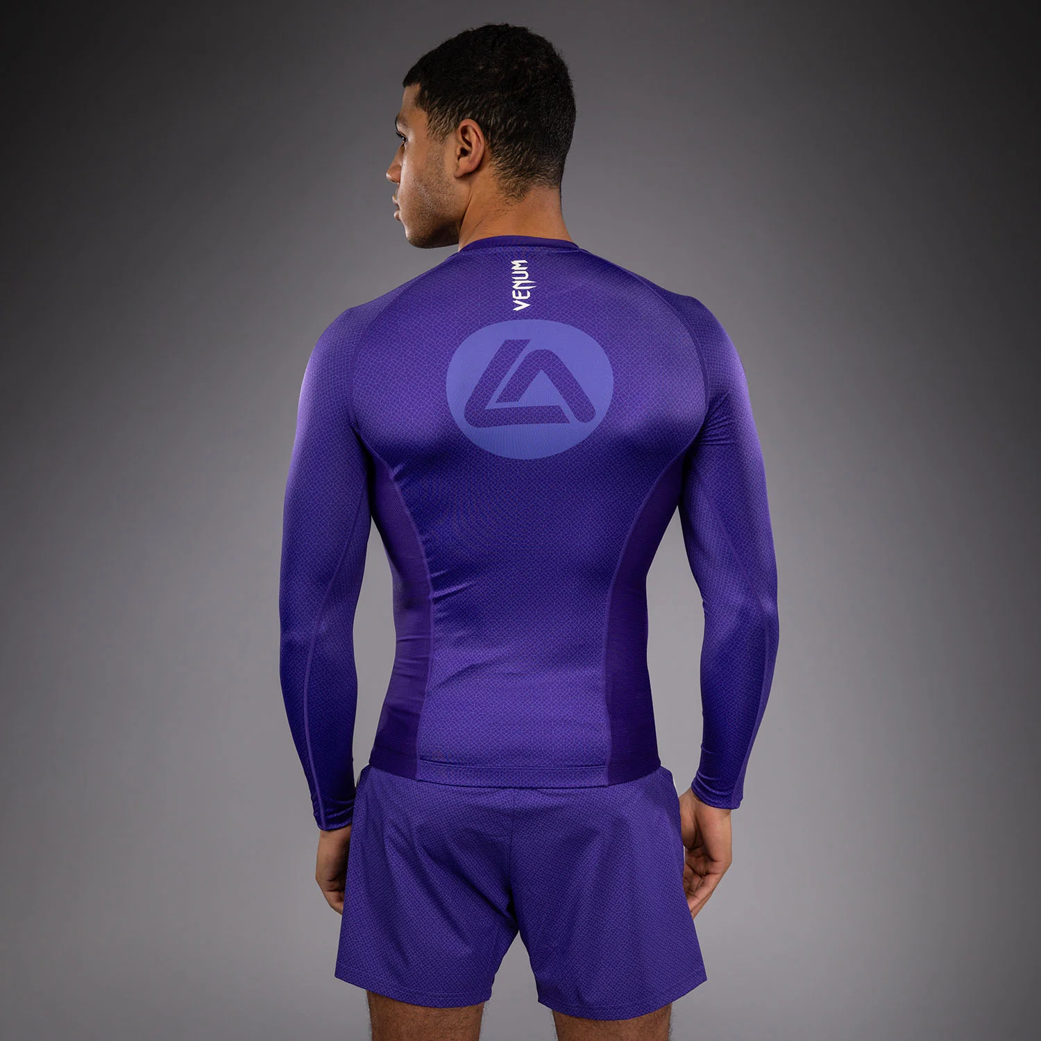 Venum x Roger Gracie Academy Langarm Rashguard - Lila - Image 4