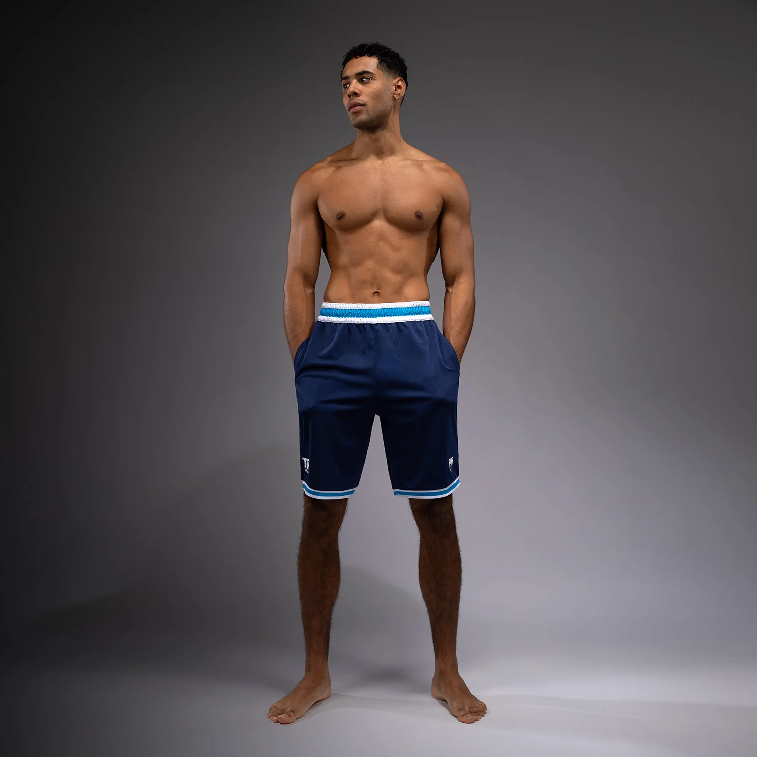 Venum x Top Rank Original Herren Basketballshorts - Marineblau - Image 4
